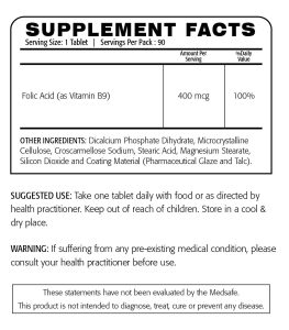 Centrovital Folic Acid 400 Mcg