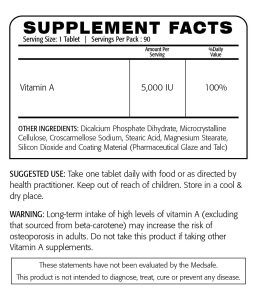 Centrovital Vitamin A 5000 IU